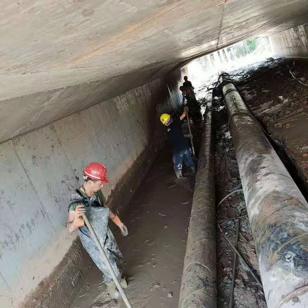 周矶管理区工业管道清淤