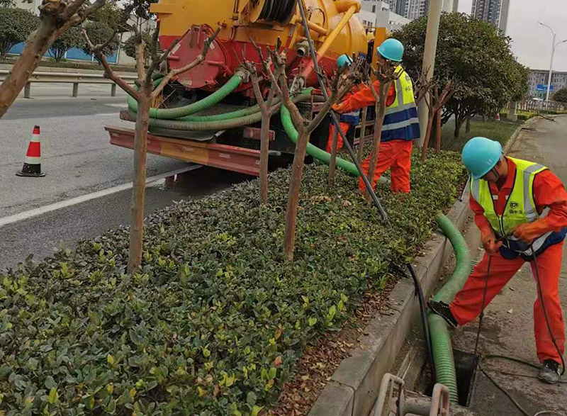 周矶管理区市政管道清淤